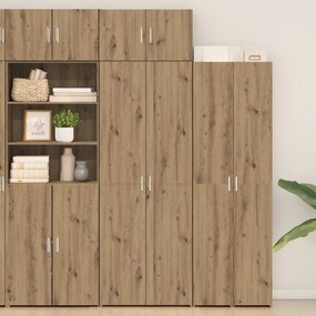 vidaXL Ντουλάπα Αποθήκευσης Ξύλο Δρυός 70x42.5x225 εκ. Επεξεργασμένο Ξύλο
