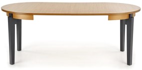 SORBUS table golden oak / graphite DIOMMI V-PL-SORBUS-ST-DĄB_MIODOWY/GRAFITOWY