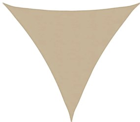 vidaXL Πανί Σκίασης Τρίγωνο Μπεζ 4 x 4 x 4 μ. από Ύφασμα Oxford