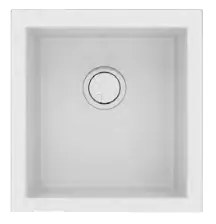 Sanitec Ultra Granite 819 Γρανιτένιος Νεροχύτης 50x40cm Bianco