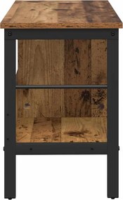 vidaXL Ράφι Βιβλίων 2 επιπέδων 82 x 32 x 47 εκ. Επεξεργασμένο Ξύλο