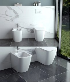 Karag New Legend B10100 White BTW - Μπιντέ δαπέδου