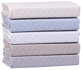 Κουβέρτα Polycotton Κούνιας 110x155 Δήλος Λευκό