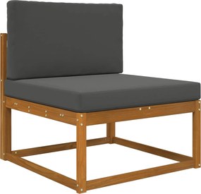 vidaXL Μαξιλάρι Καναπέ Εξωτερικού Χώρου 2 pcs Ανθρακί Πολυεστέρας