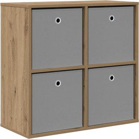 vidaXL Πλαϊνό γραφείο Artisan Oak 68,5 x 32 x 67 εκ