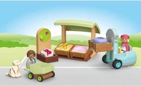 Playset Playmobil Junior 71691 - Organic fruit and vegetable stall 17 Τεμάχια