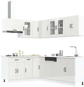 vidaXL Σετ Ντουλάπια Κουζίνας 11 Τεμαχίων Kalmar Επεξεργασμένο Ξύλο