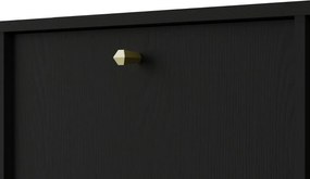 Μπουφές Siera 3F-Μαύρο