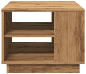 Τραπεζάκι σαλονιού Artisan Oak 55x55x42 cm Κατασκευασμένο ξύλο - Καφέ