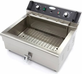Deep Fryer - 20L - 1 Basket - with Drain Tap