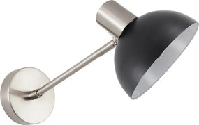 Απλίκα Τοίχου Homelighting 77-8333 Nickel/Black