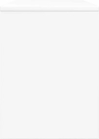 vidaXL Ντουλάπι TV Λευκό 80 x 30 x 40 εκ Επεξεργασμένο ξύλο