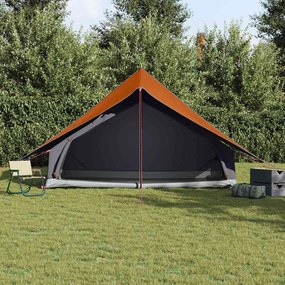 vidaXL Σκηνές Γκρι και πορτοκαλί 315 x 330 x 200 εκ Πολυεστέρας