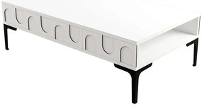 Τραπέζι Σαλονιού Lyon 845HCT5543 105x60x32,6cm White