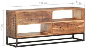 vidaXL Έπιπλο Τηλεόρασης 120x30x50 εκ. από Ακατέργαστο Ξύλο Ακακίας