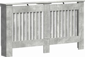 vidaXL Καπάκι Καλοριφέρ Σκυρόδεμα Γκρι 152 x 19 x 81,5 cm