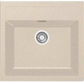 Franke Smart Sirius SID 610-49 Ένθετος Συνθετικός Νεροχύτης 53cm Beige Oatmeal