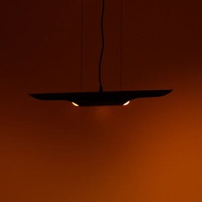 Φωτιστικό οροφής Gikline pakoworld μαύρο-χρυσό μέταλλο Φ60x6εκ (1 τεμάχια)