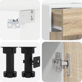 vidaXL Μονάδα κουζίνας LYON 5 pcs Sonoma Δρυς Επεξεργασμένο Ξύλο