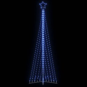 vidaXL Χριστουγεννιάτικο δέντρο LED 495 LED μπλε 300,5 εκ.