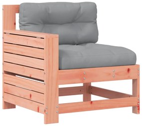 vidaXL Καναπές Κήπου με Μπράτσα Μασίφ Ψευδοτσούγκα με Μαξιλάρι