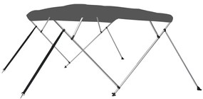 vidaXL Τέντα Σκάφους με 4 Αψίδες Ανθρακί 243x196x137 εκ.