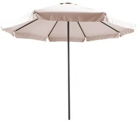 Intrahome Ομπρέλα επαγγελματική Nagida Intrahome μονοκόμματος ιστός αλουμίνιο Φ3m γκρι μπεζ-ανθρακί | SKU: INTRAPA-329111118