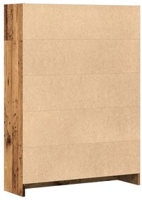 vidaXL Βιβλιοθήκη Όψη Παλαιού Ξύλου 80x24x109 εκ. Επεξεργασμένο Ξύλο