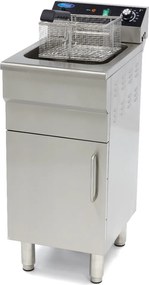 Deep Fryer - 16L - 1 Basket - with Drain Tap and Stand - 230V