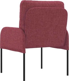 vidaXL Καναπέδες με μαξιλάρι 55cm Κόκκινο Κόντρα πλακέ
