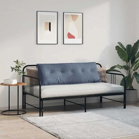 vidaXL Μαξιλάρι Πλάτης Μπλε 140 x 50 cm Υφασμάτινο Κορντουρά