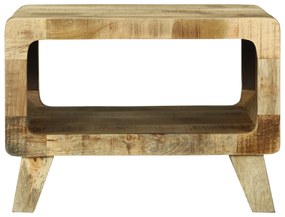 vidaXL Τραπέζι καφέ 50x50x35 εκ. Μασίφ ξύλο μάνγκο