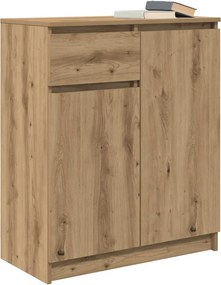 vidaXL Συρταριέρα με Συρτάρια Τεχνίτης Δρυς 71x35x84 εκ. Επεξ. Ξύλο