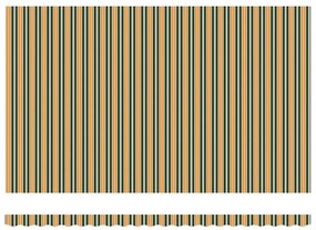 vidaXL Σκηνίτσα Αναδιπλούμενη Striped Πράσινο, Κίτρινο 500 x 300 εκ