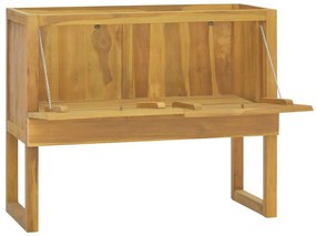 ΈΠΙΠΛΟ ΜΠΑΝΙΟΥ 90 X 45 X 75 ΕΚ. ΑΠΟ ΜΑΣΙΦ ΞΥΛΟ TEAK 338248