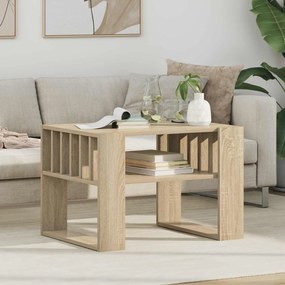 vidaXL Τραπεζάκι σαλονιού Δρύς Sonoma 66 x 49,5 x 45 εκ.