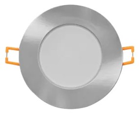 Σποτ Φωτιστικό Οροφής Χωνευτό LED 4000K VERA IP65 Πλαστικό Aca-VERA540RNMN-Ασημί VERA540RNMN