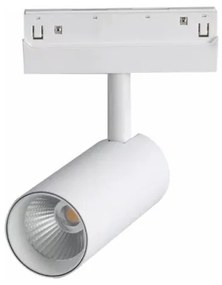 Σποτ Μαγνητικό Φωτιστικό Ράγας LED 12W IP20 3000K Λευκό HUBE1230W Aca-HUBE1230W-Λευκό HUBE1230W