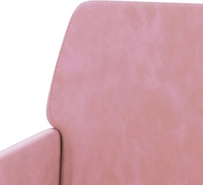 vidaXL Πολυθρόνα Ροζ 62 x 79x 79 εκ. Βελούδινη