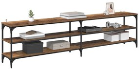 vidaXL Ντουλάπι TV Παλιό Ξύλο 200 x 30 x 50 cm