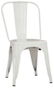 Καρέκλα Melita HM8641.21 43x50x82cm White Μέταλλο