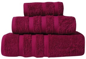 Πετσέτα Prestige 1168 Plum Das Home Προσώπου 50x90cm 100% Βαμβάκι