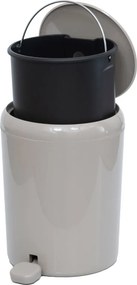Κάδος Απορριμμάτων (Φ23x28) Rainbow Space 5lt Γκρι 5320003