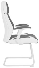 Πολυθρόνα συνεδρίου Zahara γκρι 63x64x107Υ εκ.