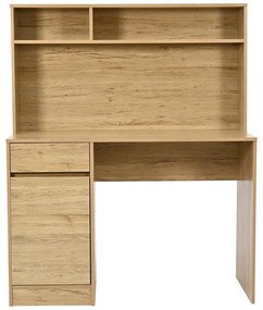 Γραφείο Secreta με Βιβλιοθήκη σε Oak 110x50x135 εκ. 110x50x135 εκ.