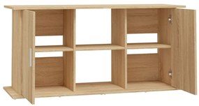 vidaXL Βάση Ενυδρείου Sonoma Δρυς 121x41x58 εκ. από Επεξεργασμένο Ξύλο