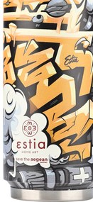 ESTIA ΘΕΡΜΟΣ TRAVEL CUP SAVE THE AEGEAN 500ml GRAFFITI RHYTHM