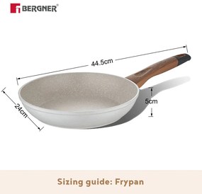 Τηγάνι Naturally Πρεσαριστού Αλουμινίου 24cm - Bergner