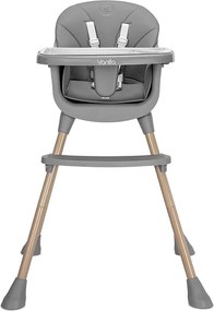 BABY HIGH CHAIR VANILLA 3 IN 1 GREY