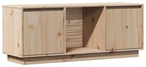 vidaXL Έπιπλο Τηλεόρασης 110,5 x 35 x 44 εκ. από Μασίφ Ξύλο Πεύκου